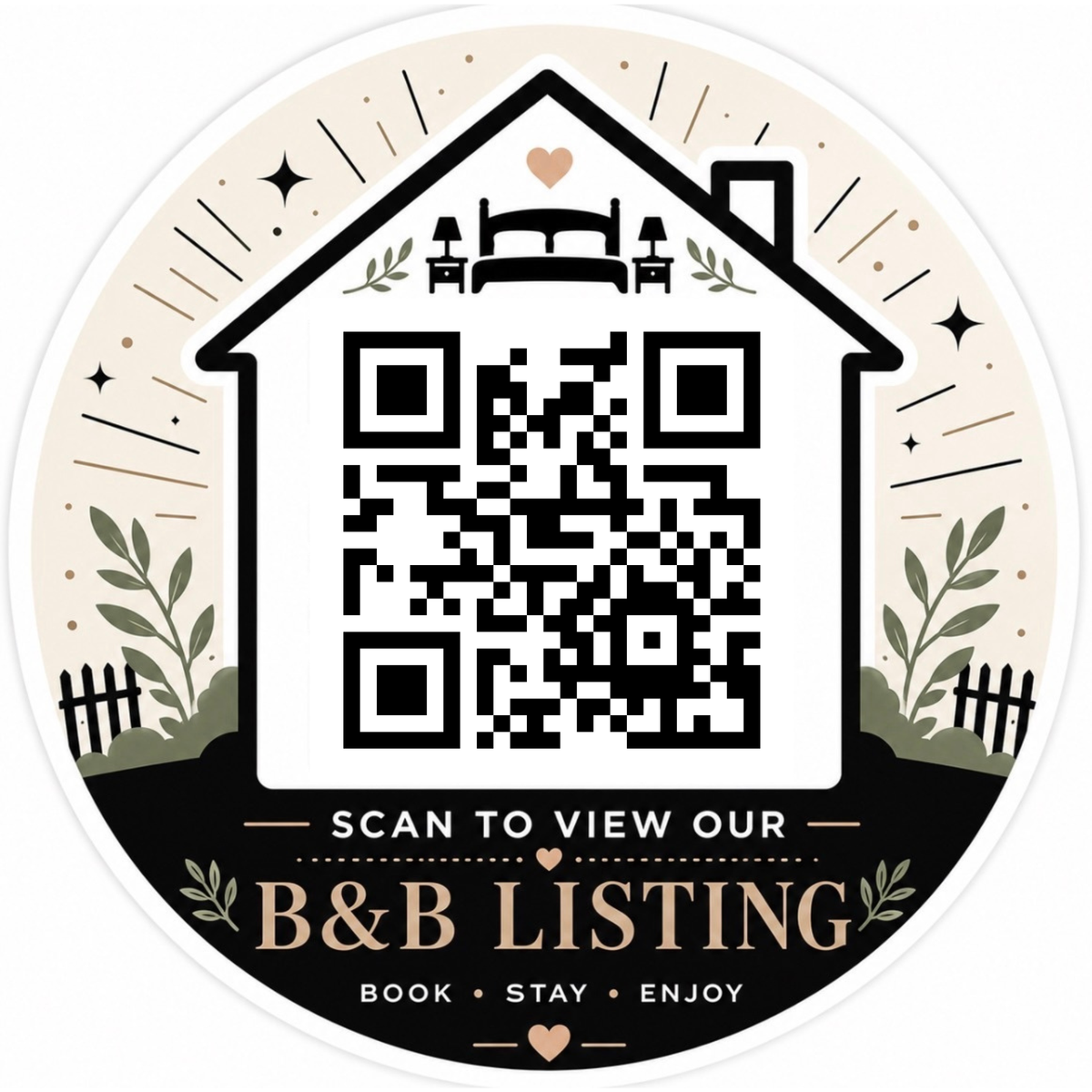 Custom QR Sticker Pack (10)
